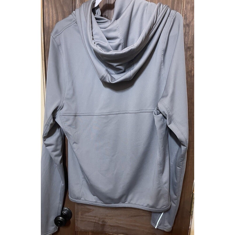 Abercrombie & Fitch Active Performance Zip Up Hoodie Jacket Gray Men’s XXL NWT - Picture 2 of 4